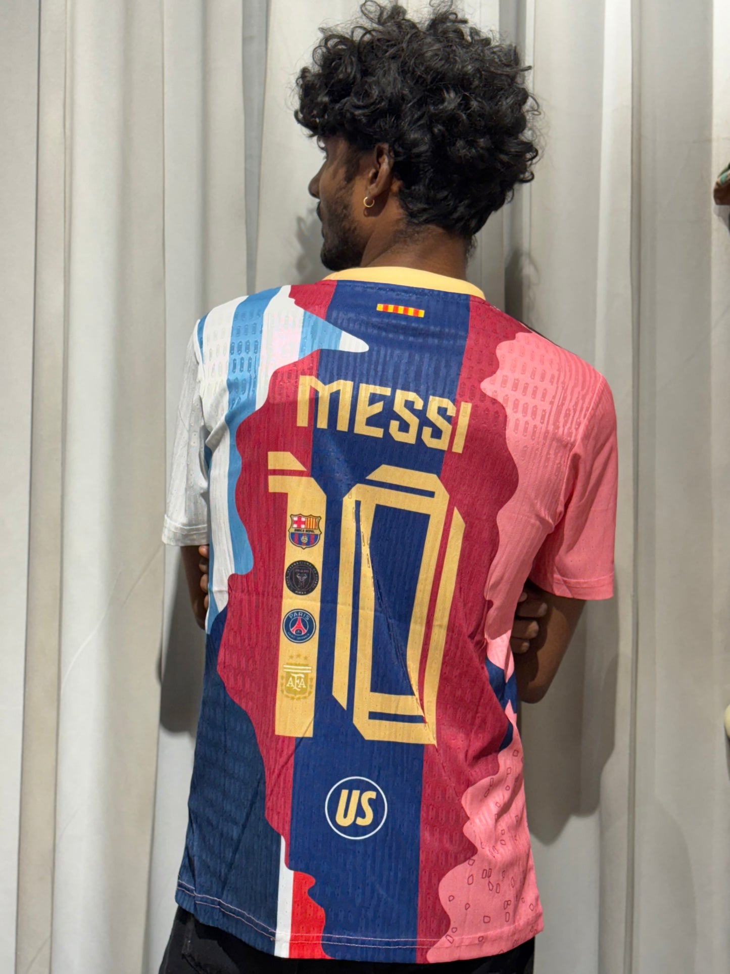 MESSI ALL CLUBS JERSEY (player version)