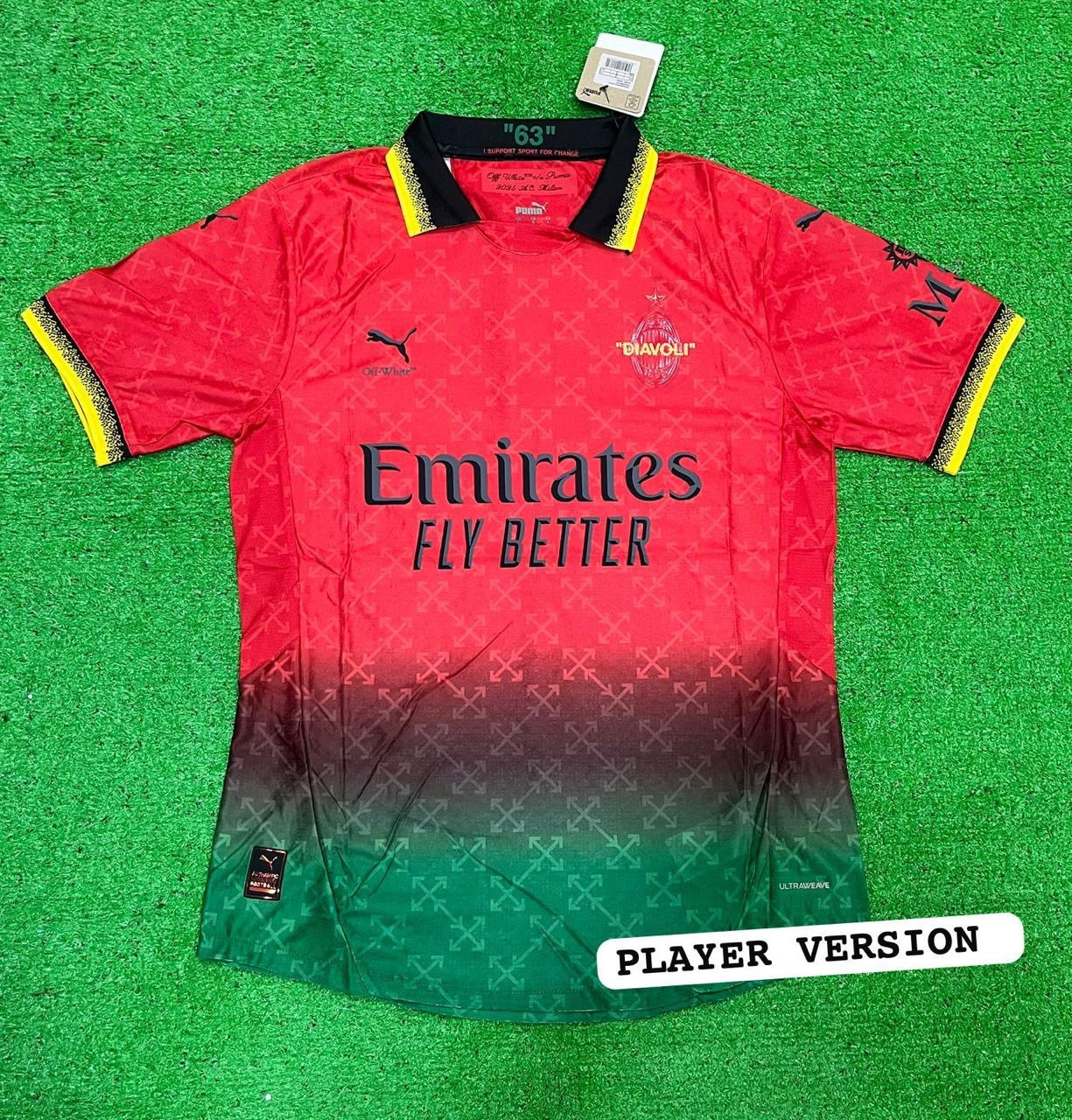 AC MILAN PLAYER VERSION JERSEY