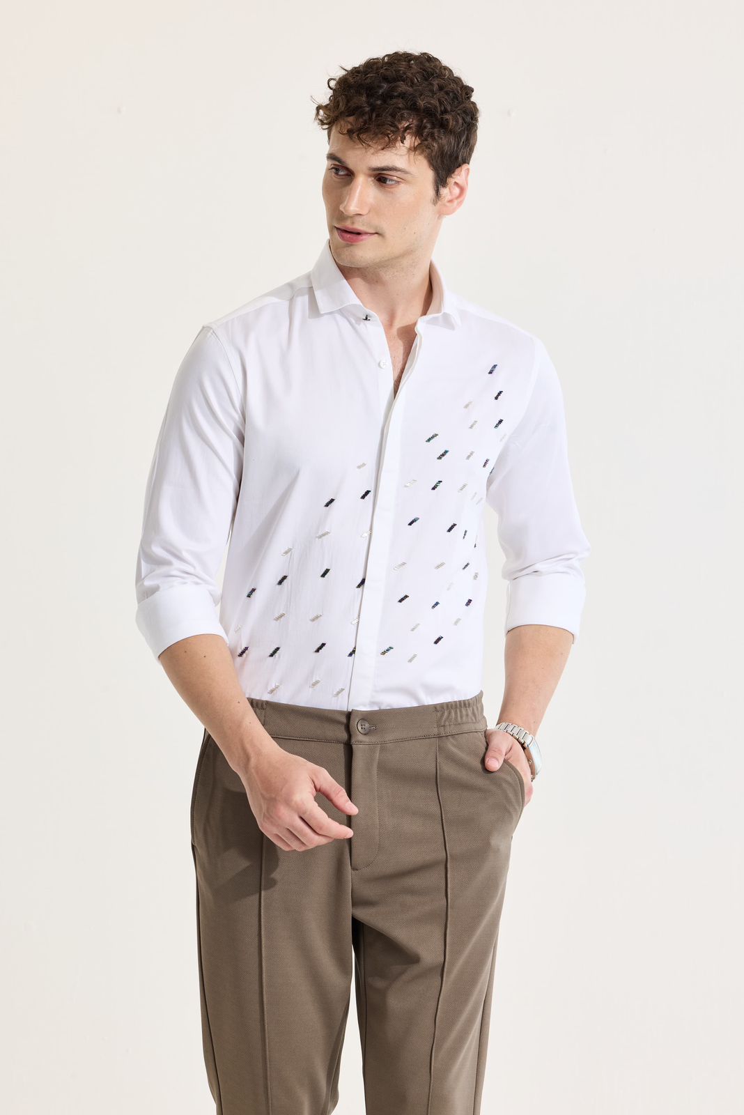 White Designer Shirt