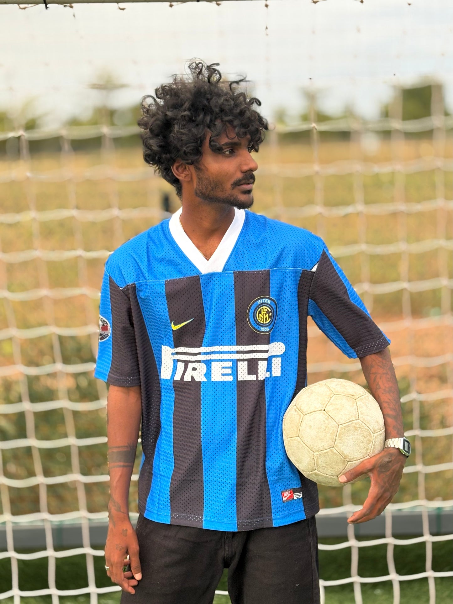 Inter Milan X L.Martienz Retro Oversized Jersey
