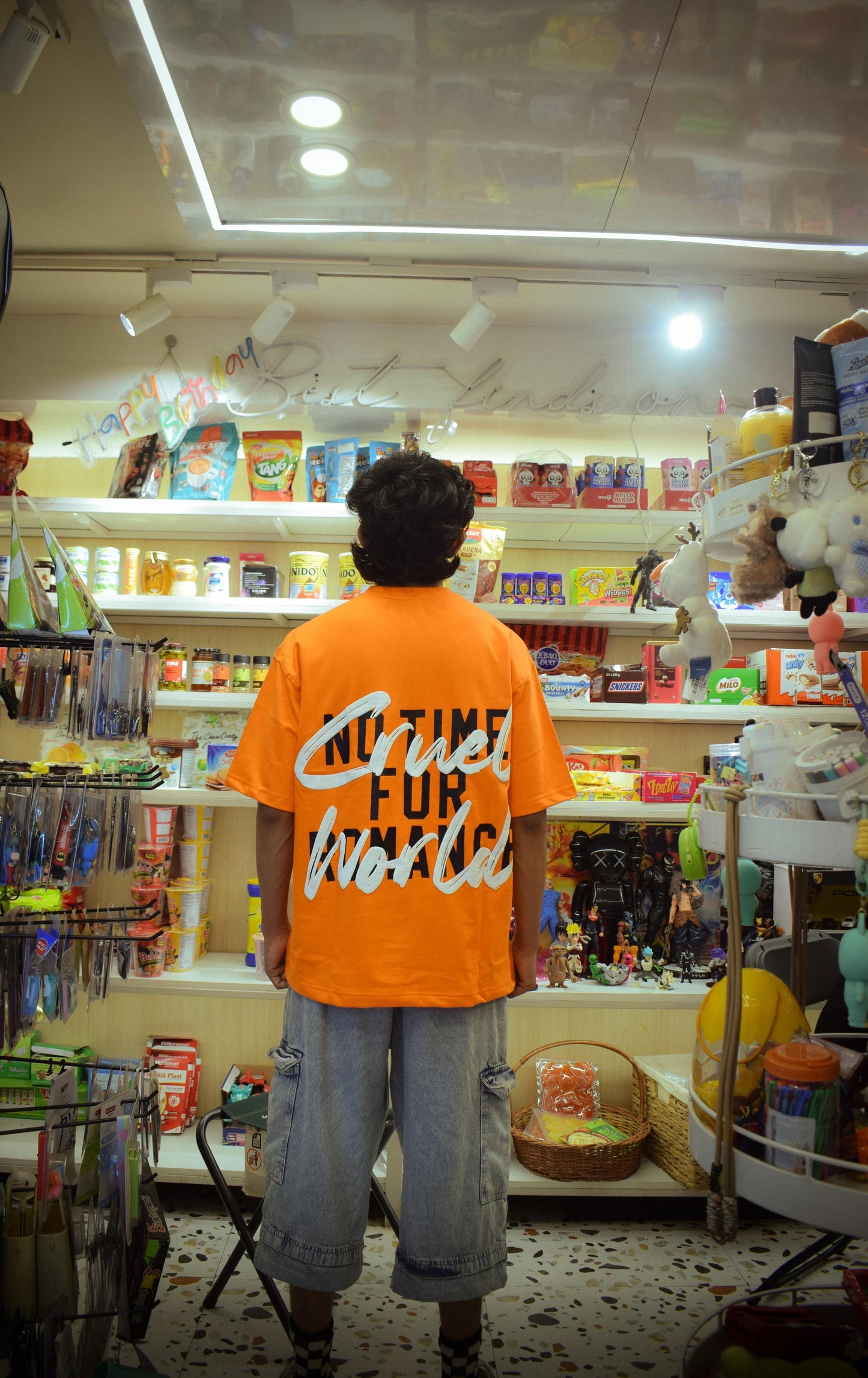 Orange Oversized Tshirt