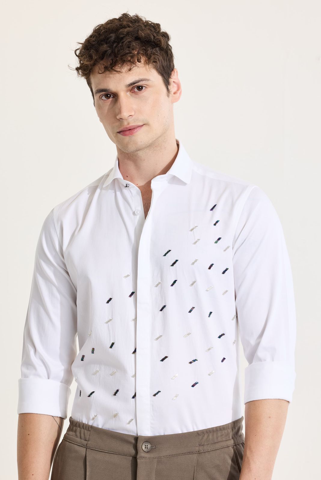 White Designer Shirt