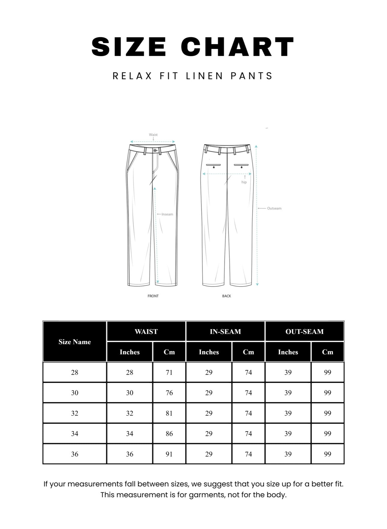 Beige Linen Baggy Pants