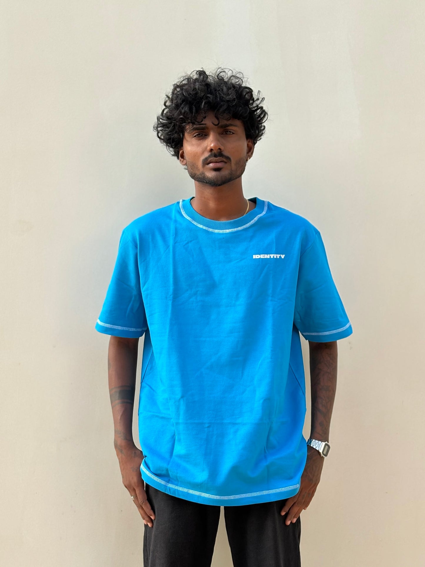 Blue Oversized Tshirt