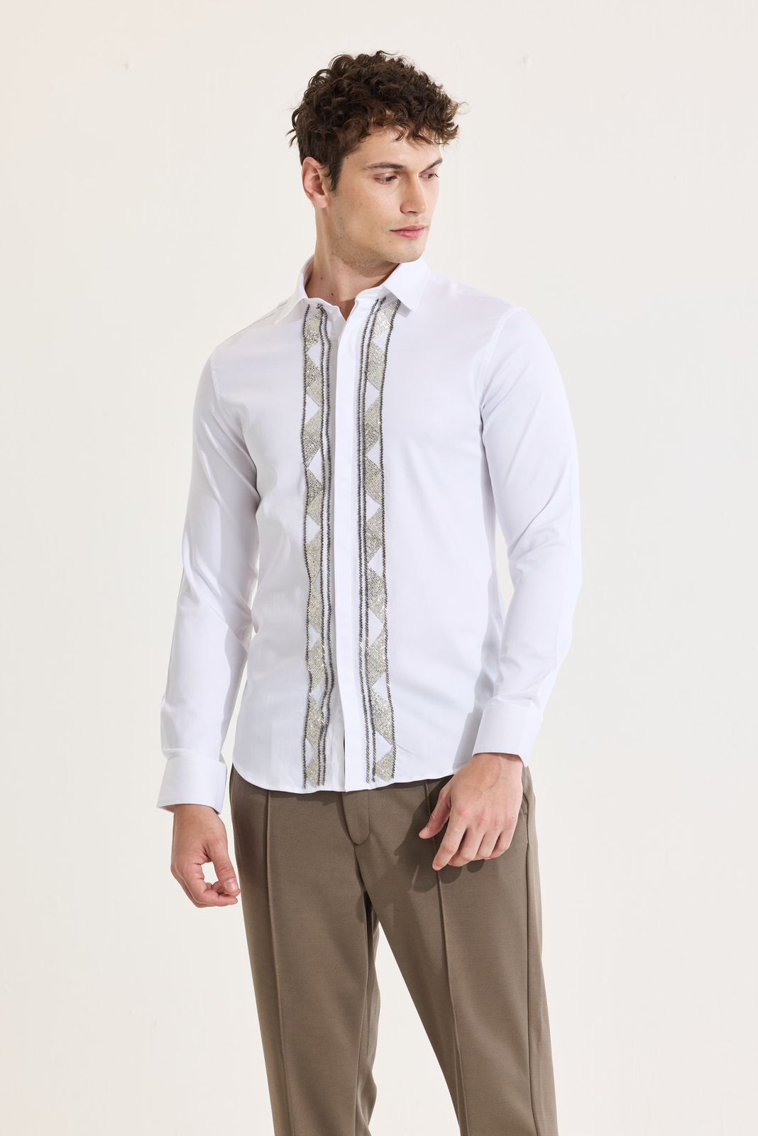 White Designer Shirt
