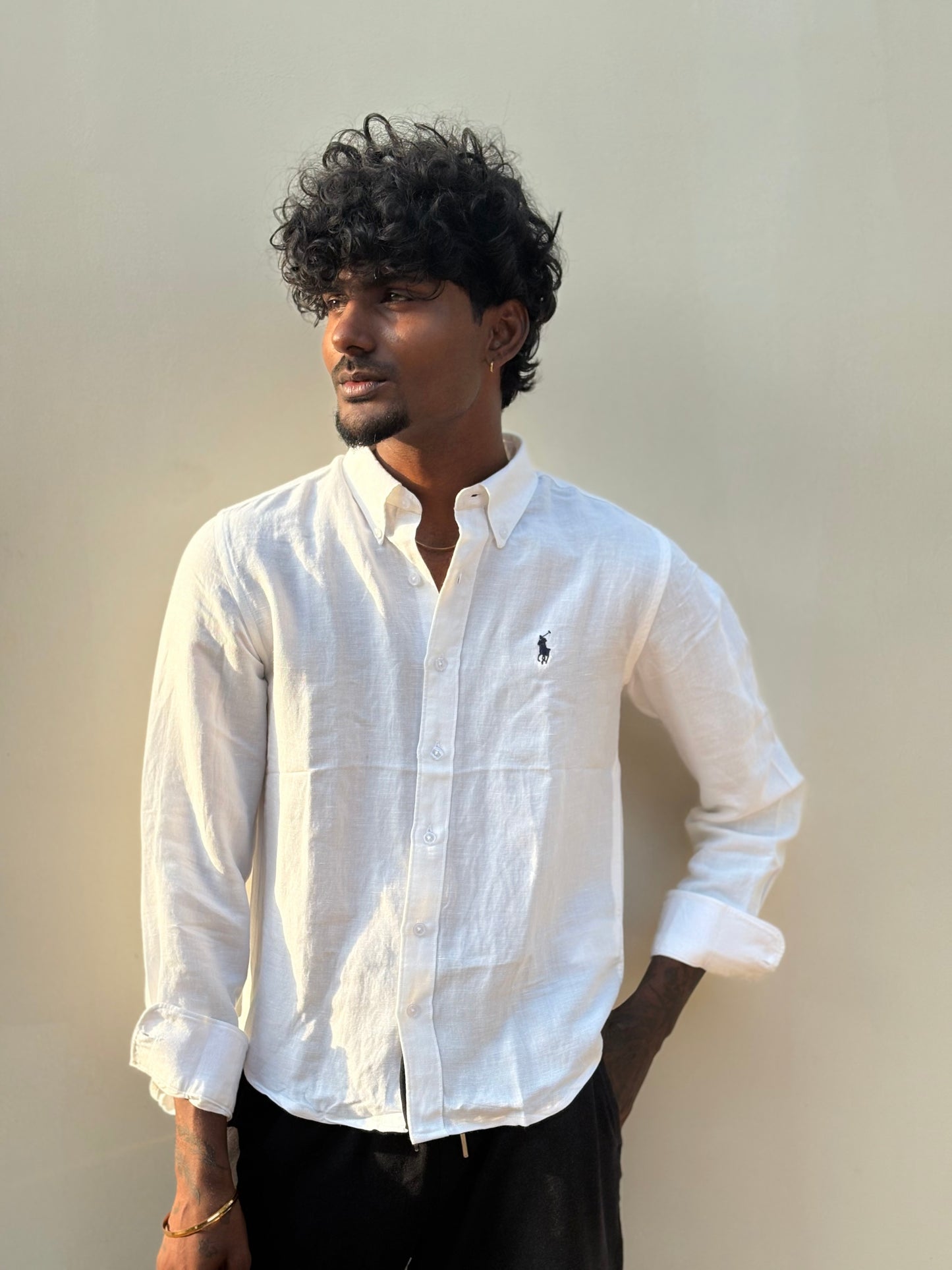 White Linen Shirt