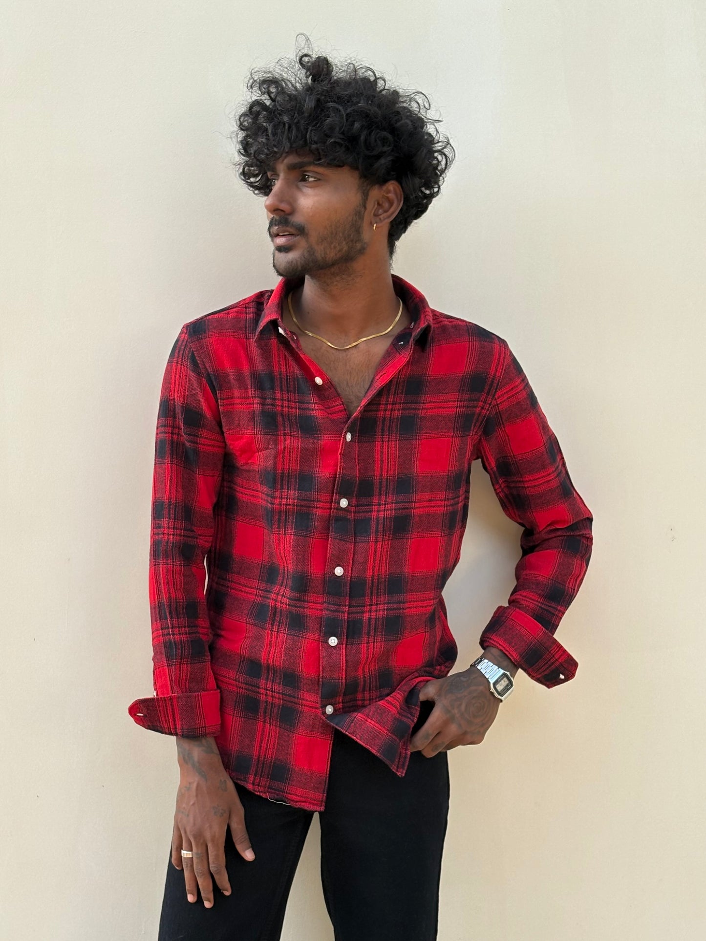 Red And Black Flannel Shirt
