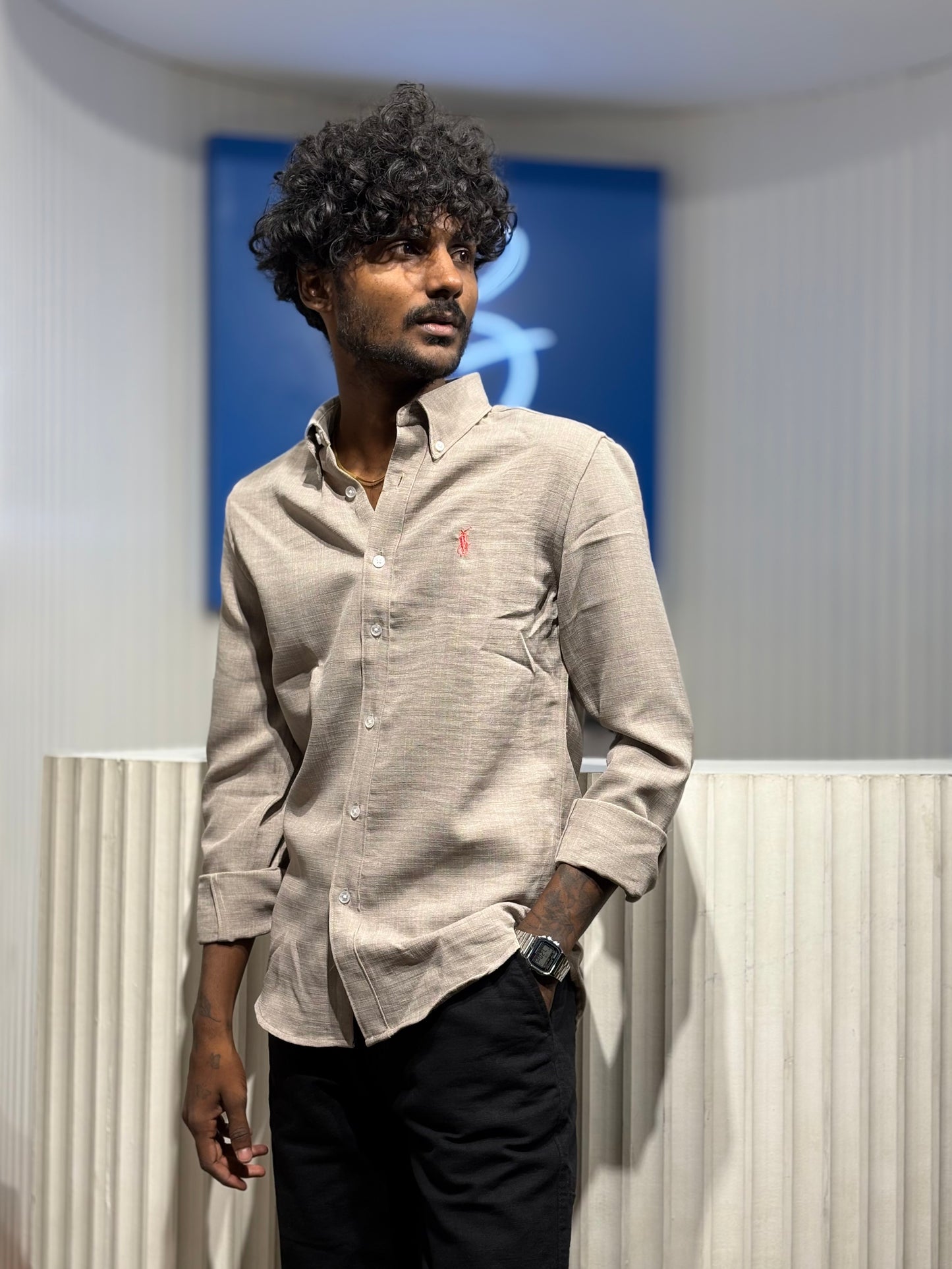 Sandle Linen Blended Shirt