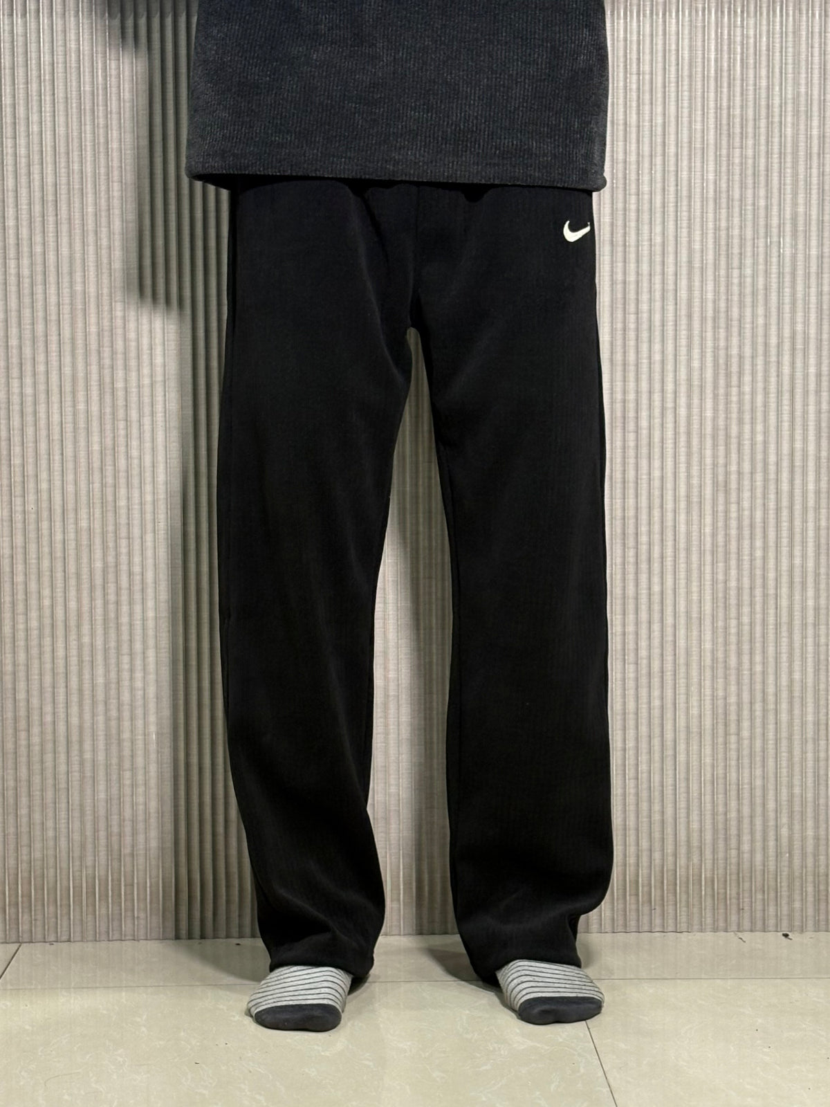 Black Corduroy Sweatpants