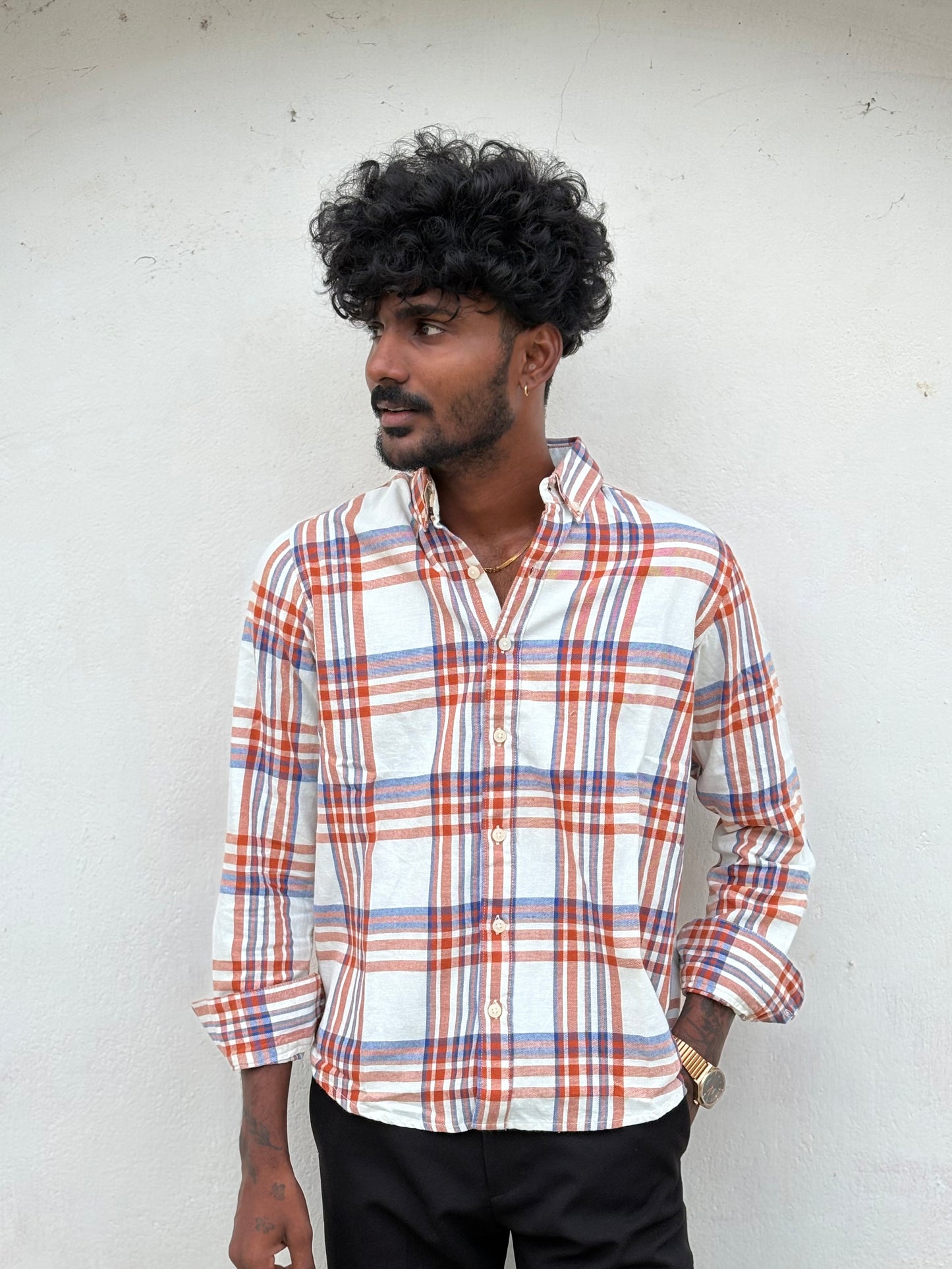 Orange Flannel Shirt