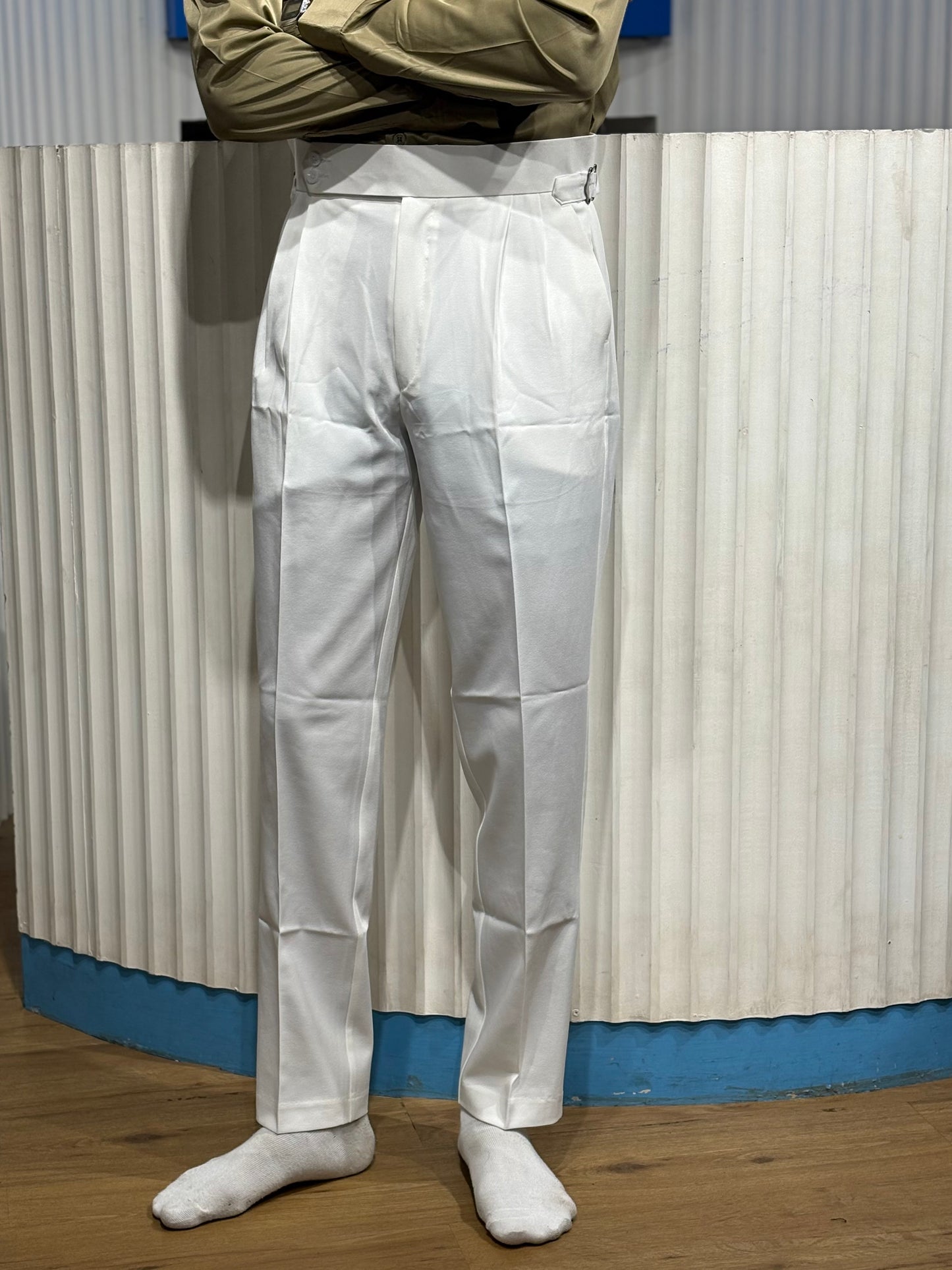 White Gurkha Pant