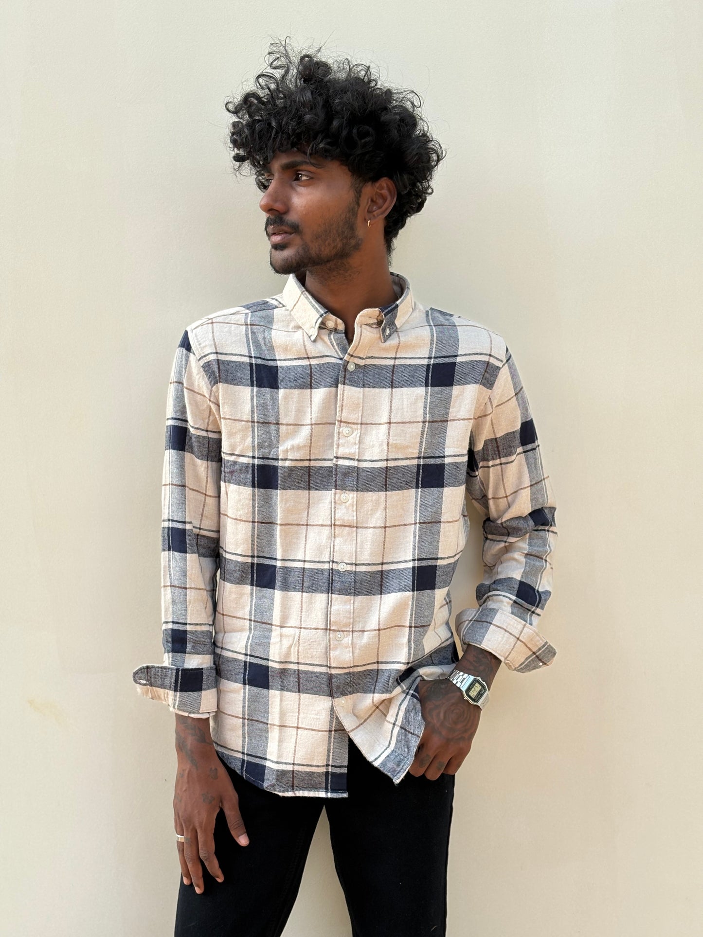White Flannel Shirt