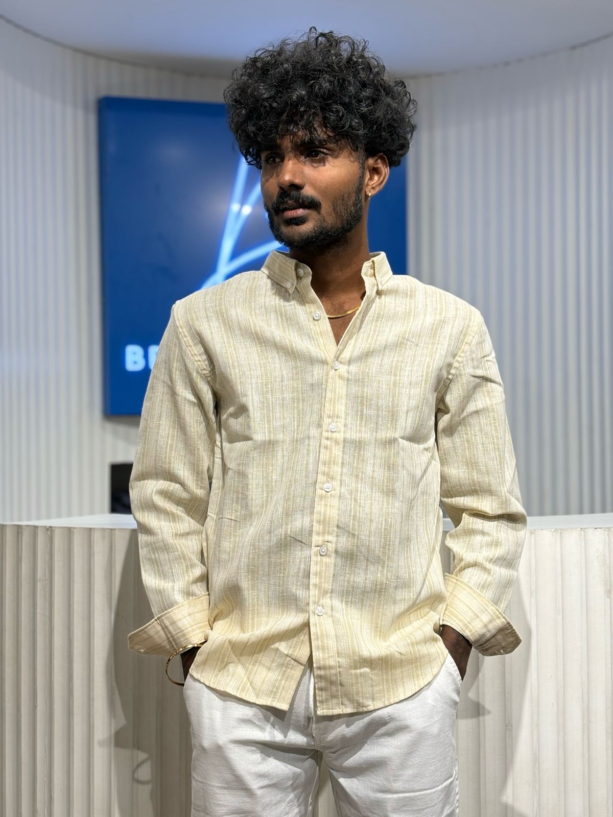 Beige Old Money Shirt