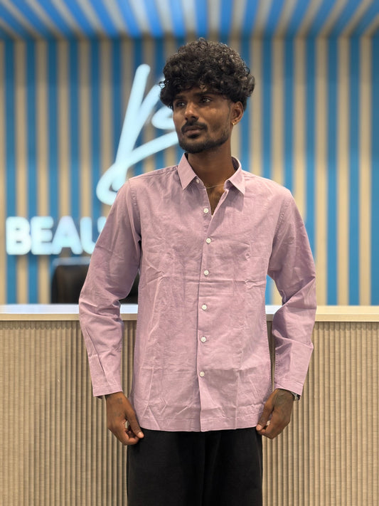 Lavender Linen Shirt