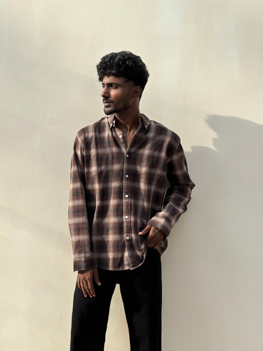 Brown Flannel Shirt