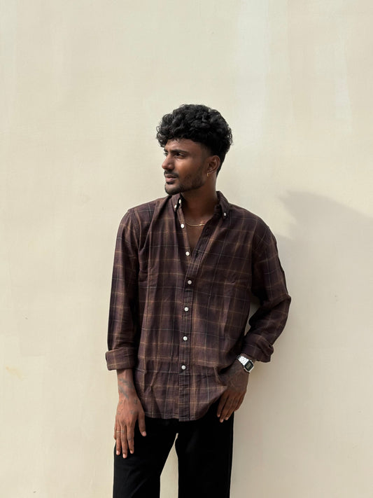 Brown Flannel Shirt