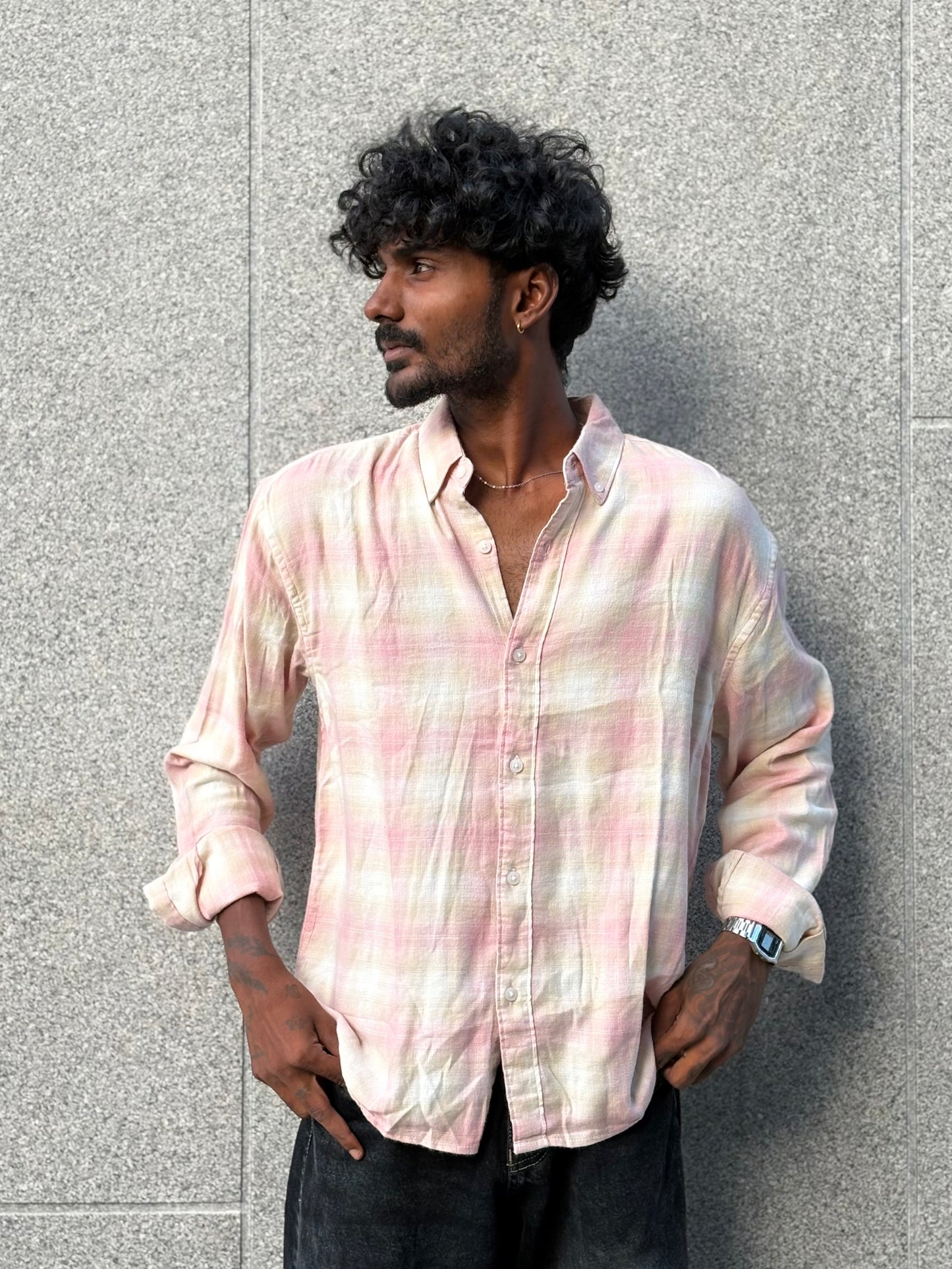 Pink Flannel Shirt