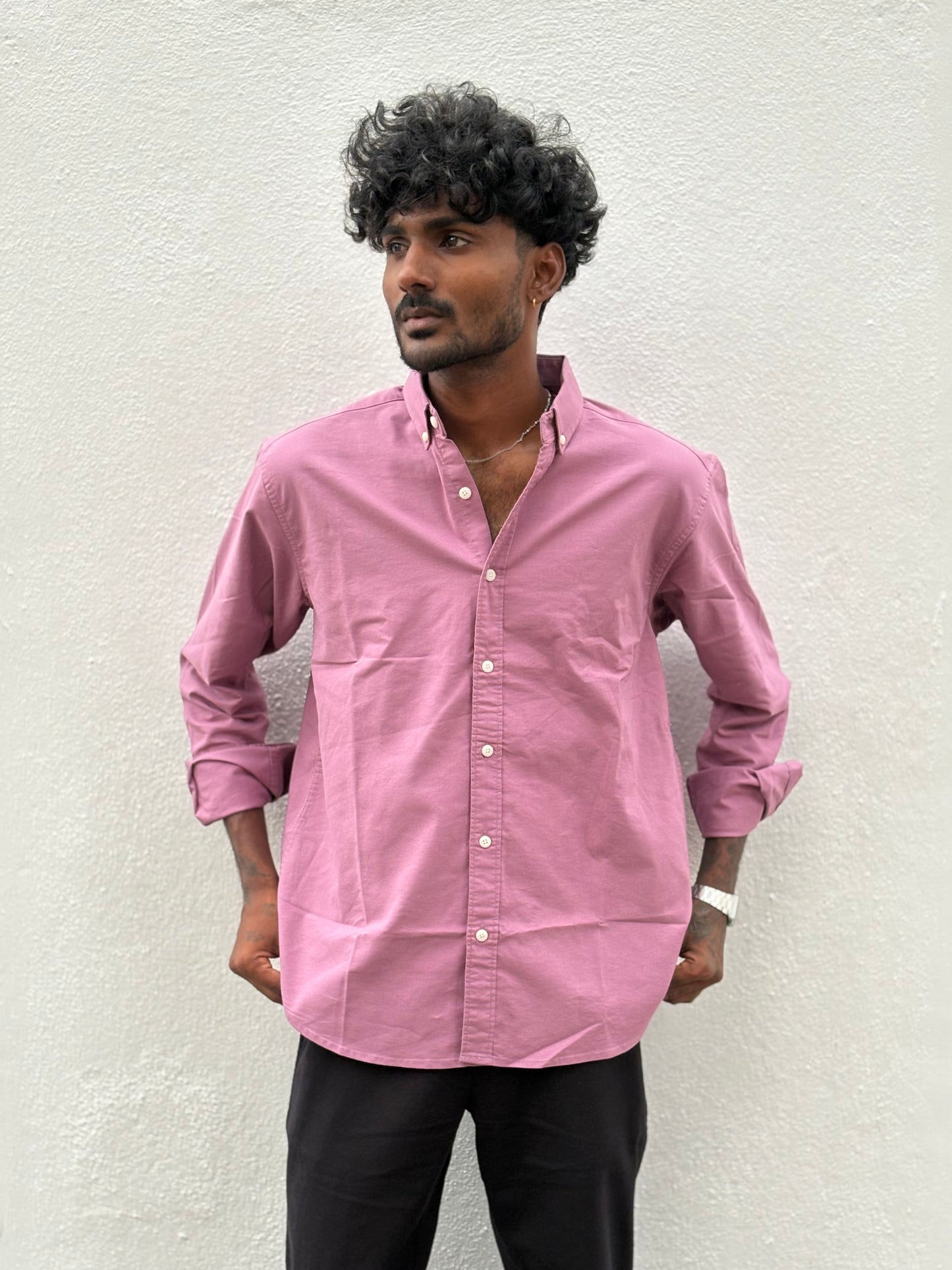 Pink Linen Shirt