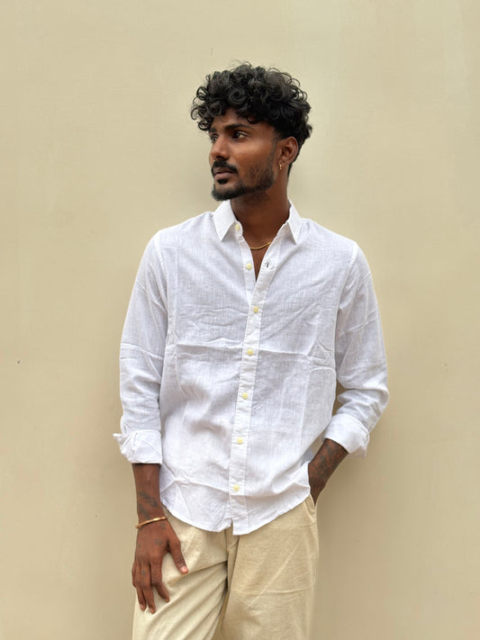 White Linen Shirt