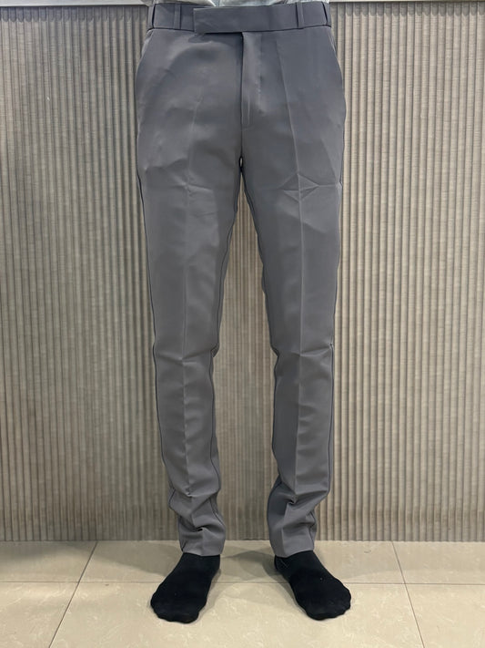 Dark Grey Polo Fit Formal Pants