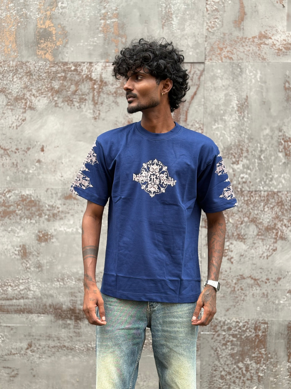 Blue Oversized Tshirt