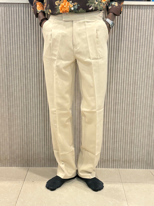 Cream Gurkha Pant
