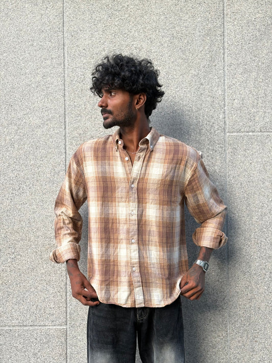Brown Flannel Shirt