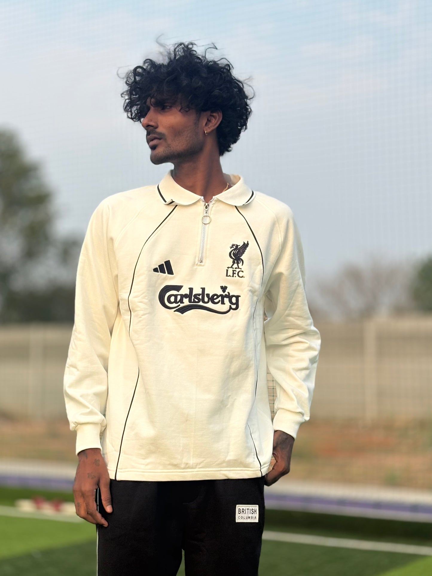 White Liverpool Oversized Sweatshirt