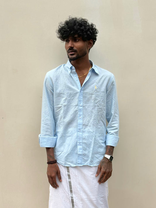 Light Blue Linen Shirt