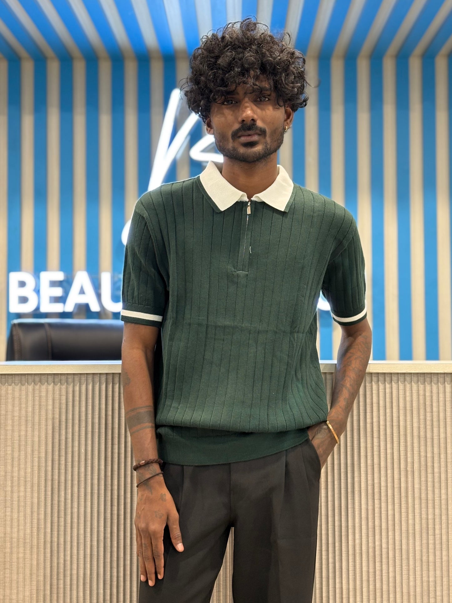 Olive Green Polo Tshirt