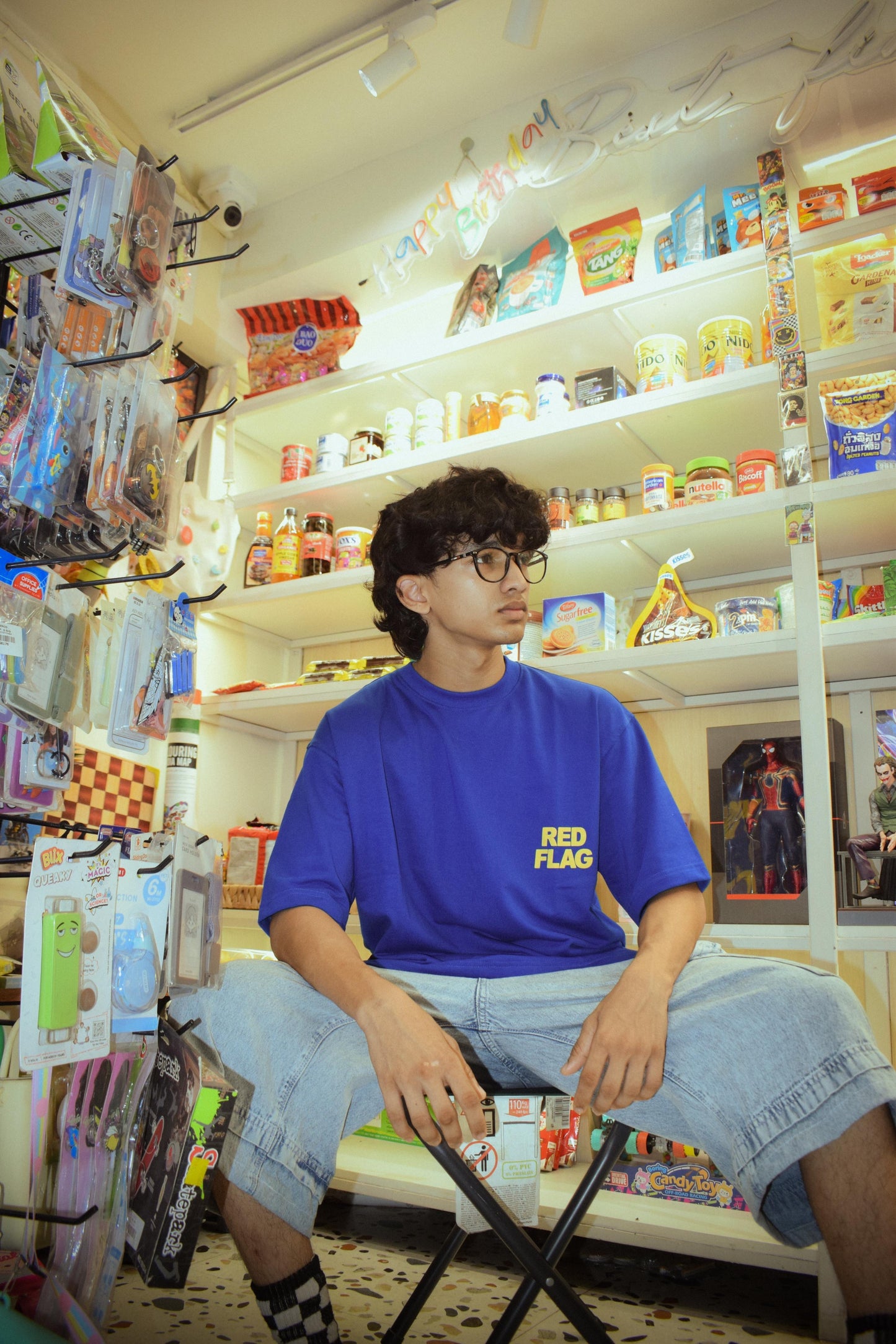 Blue Oversized Tshirt