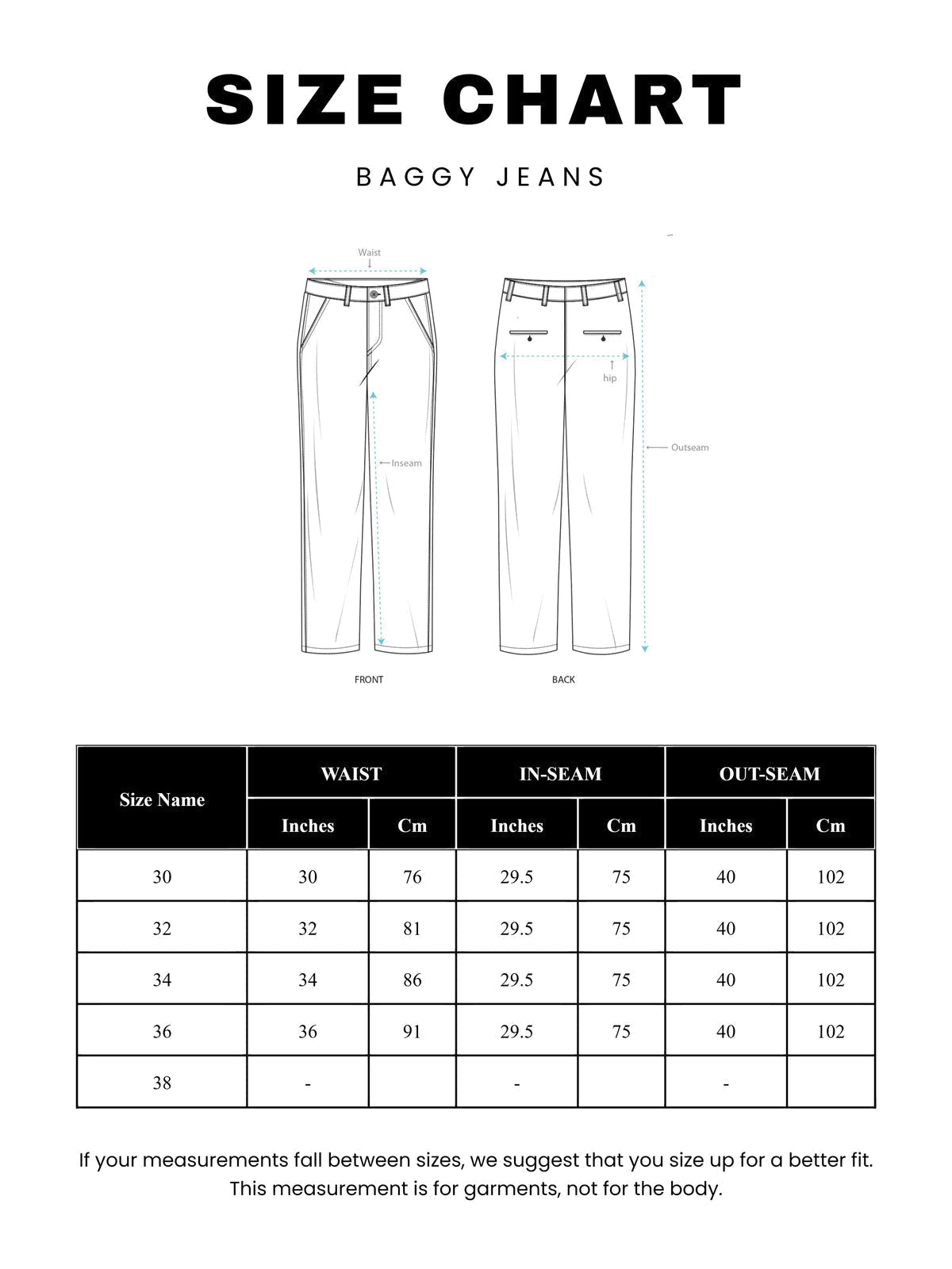 Blue Baggy Jeans