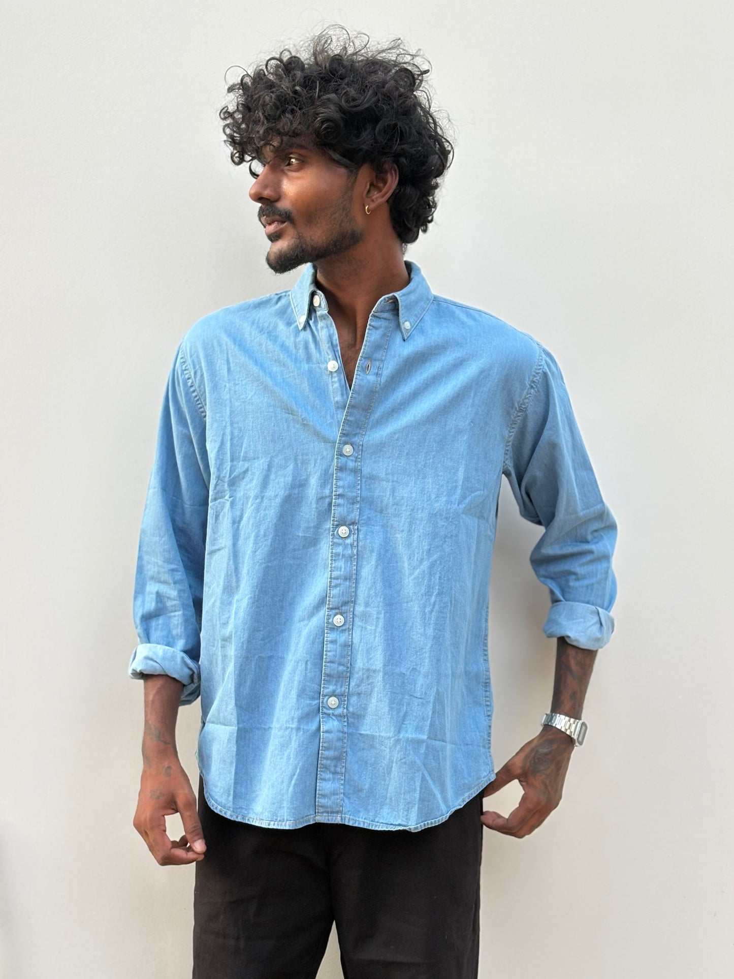 Blue Denim Shirt