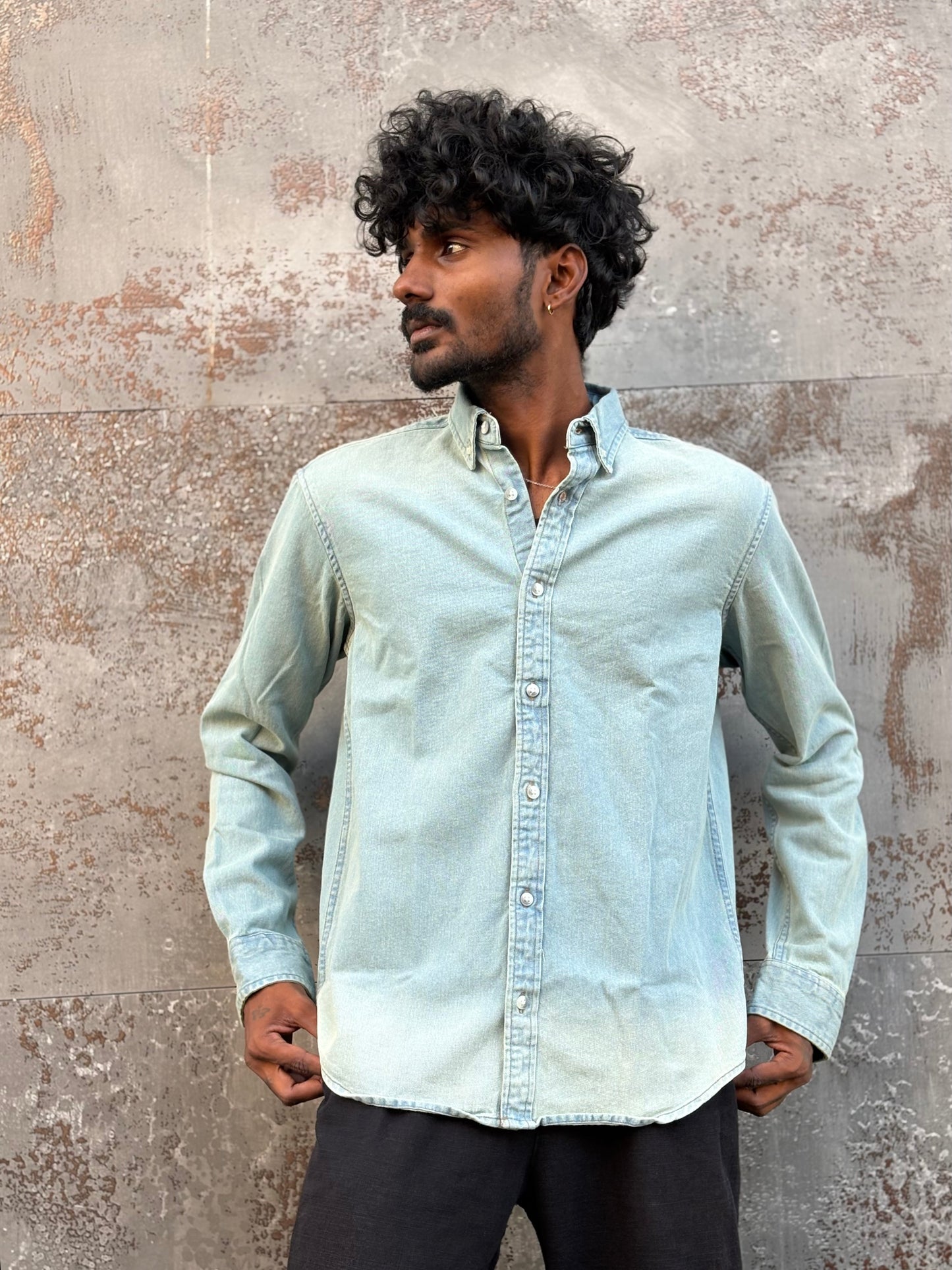 Light Blue Denim Shirt