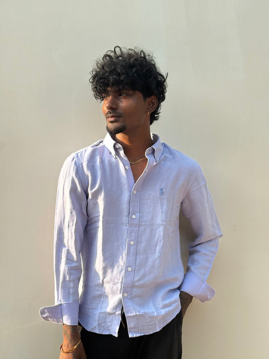 Light Purple Linen Shirt