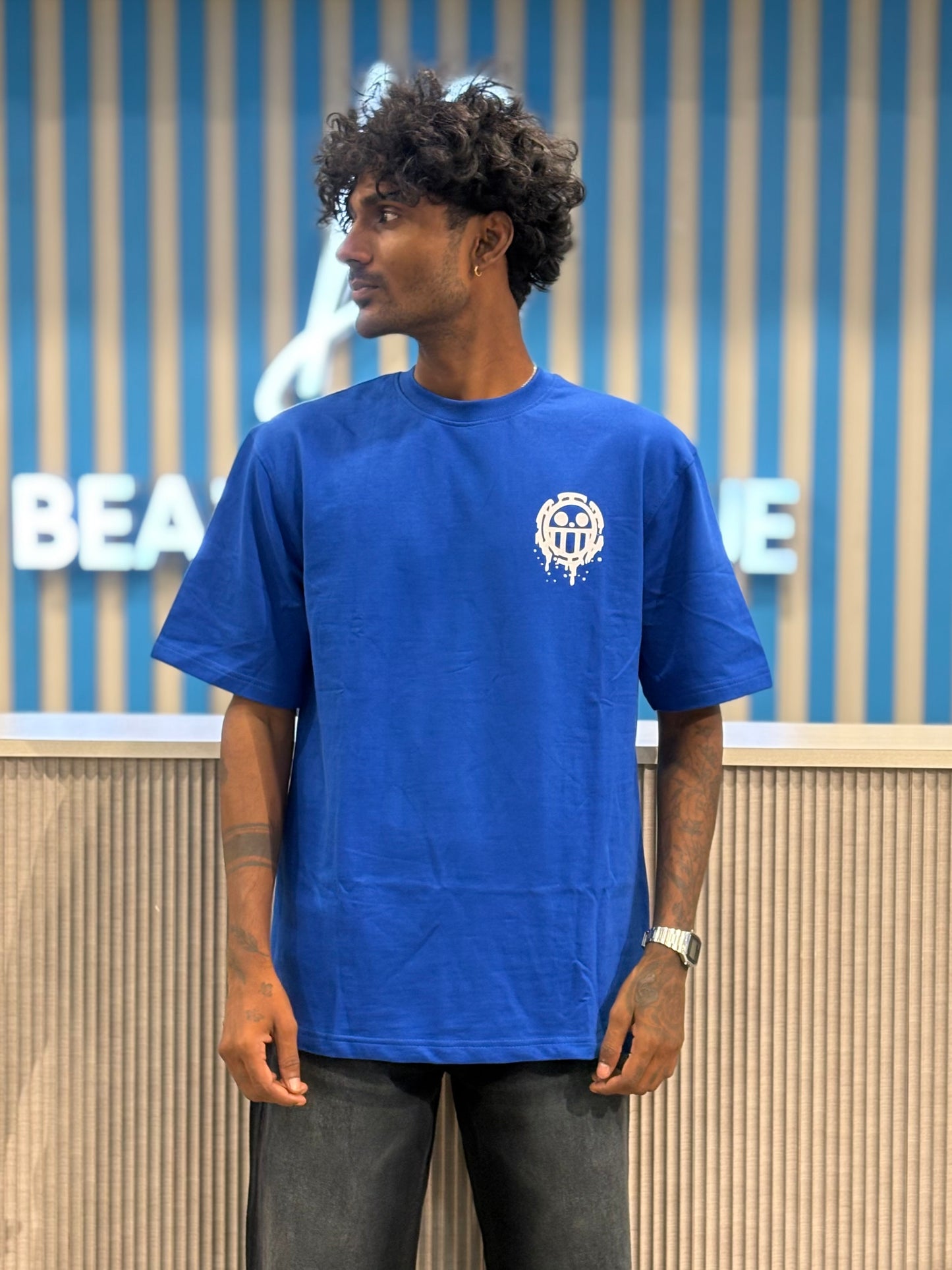 Blue Oversized Tshirt