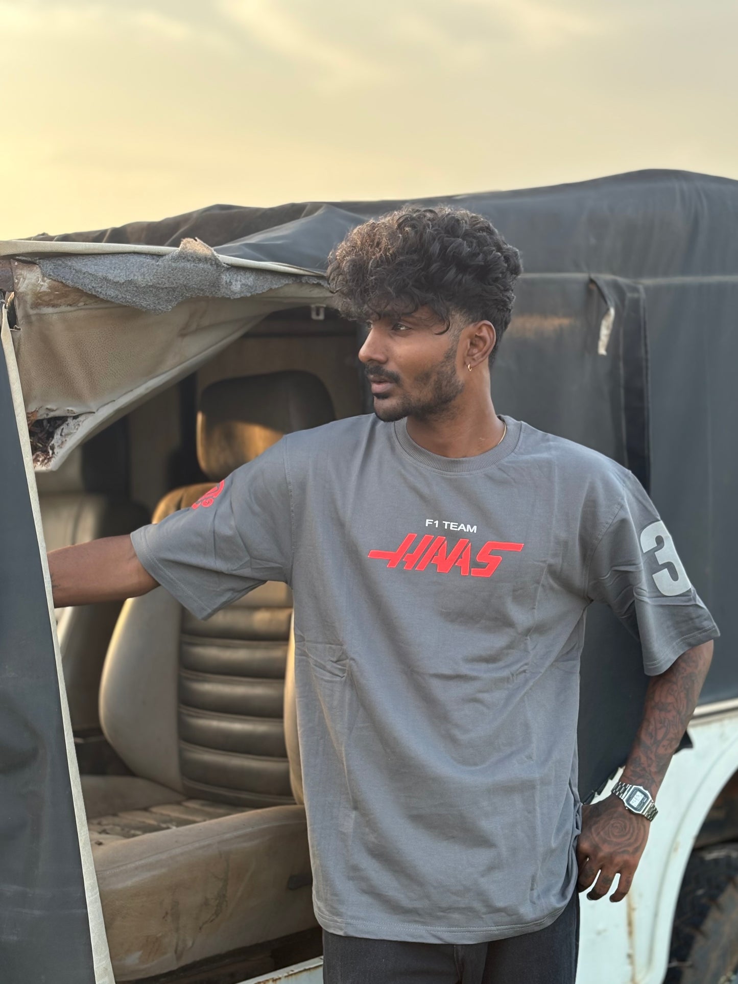 Dark Grey Oversized Tshirt