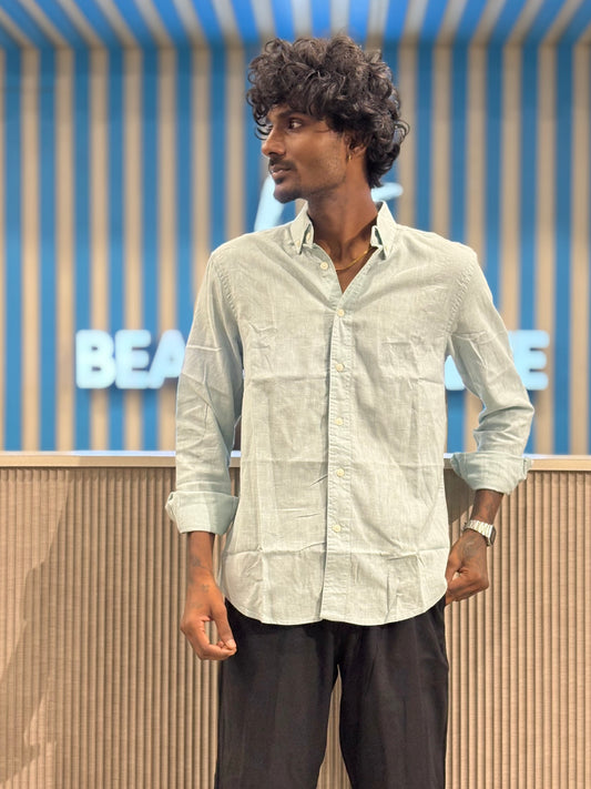 Light Green Linen Shirt