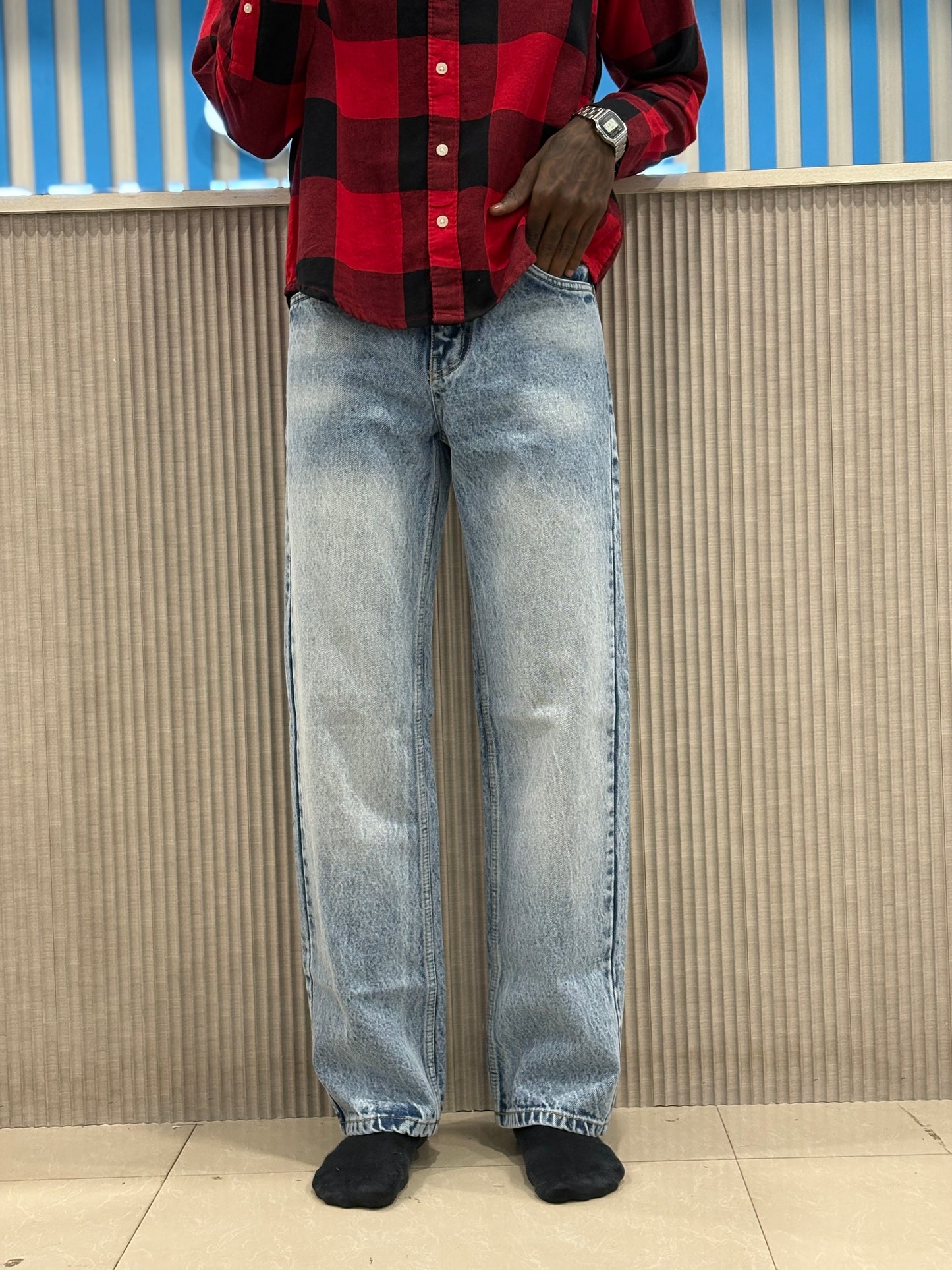 Light Blue Baggy Jeans