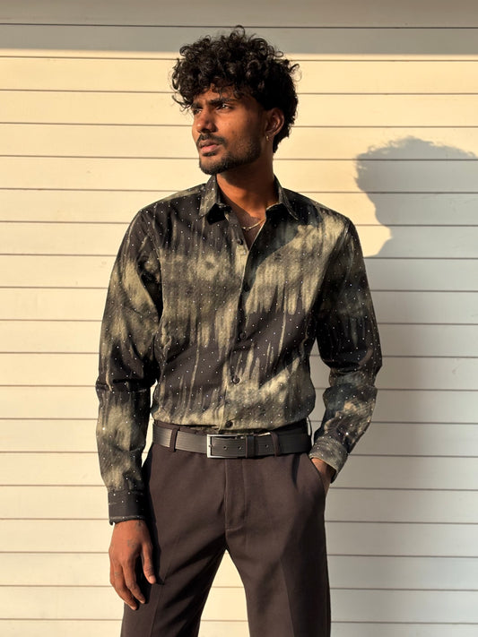 Camouflage Printed Stone Shirt