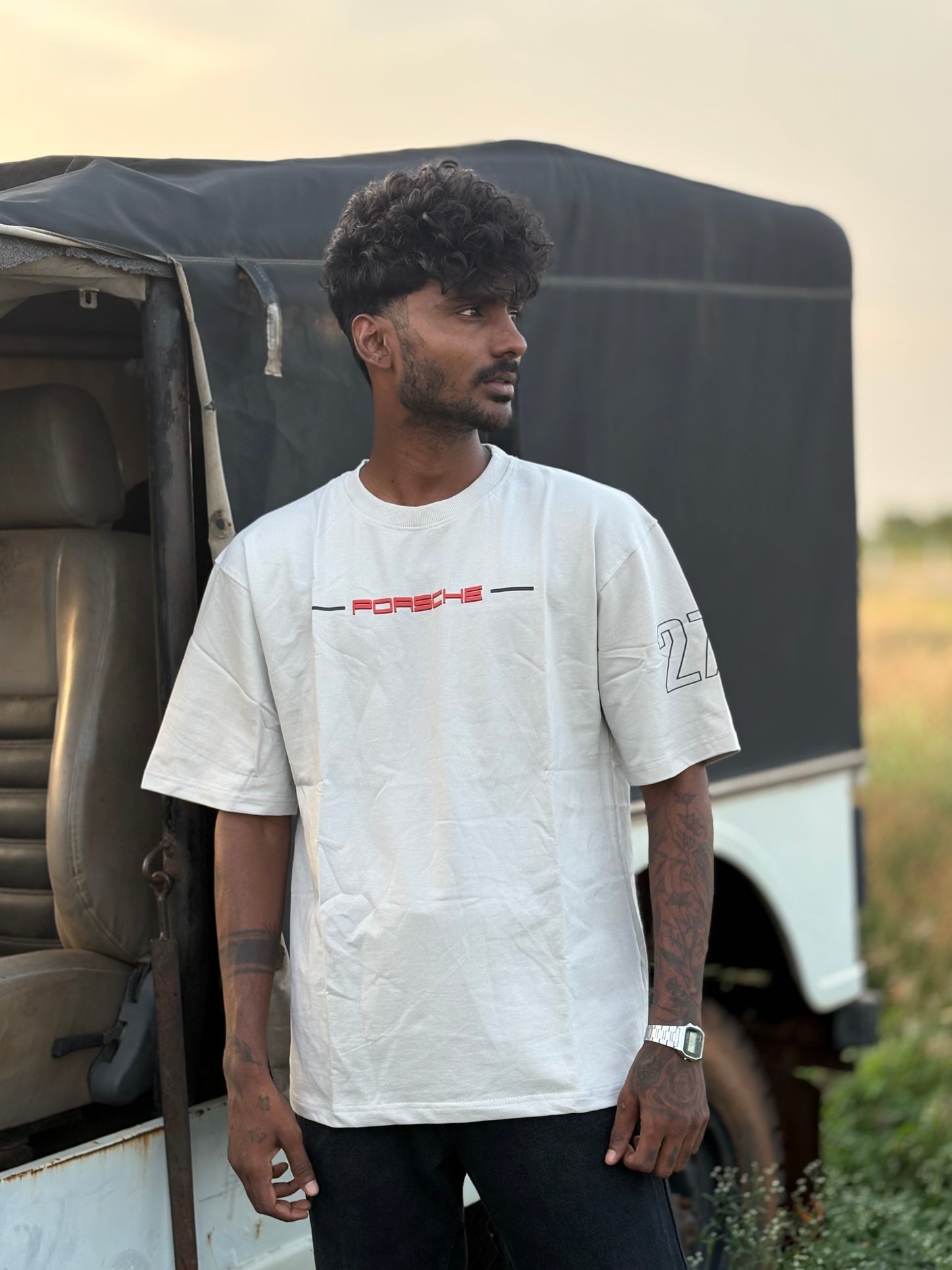Grey Oversized Tshirt