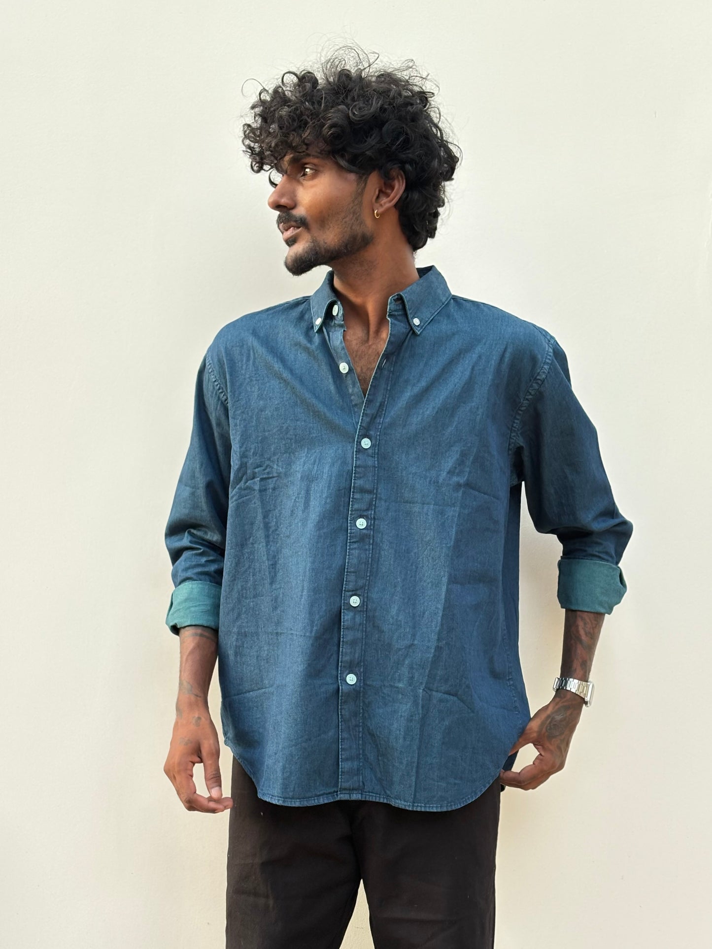 Blue Denim Shirt