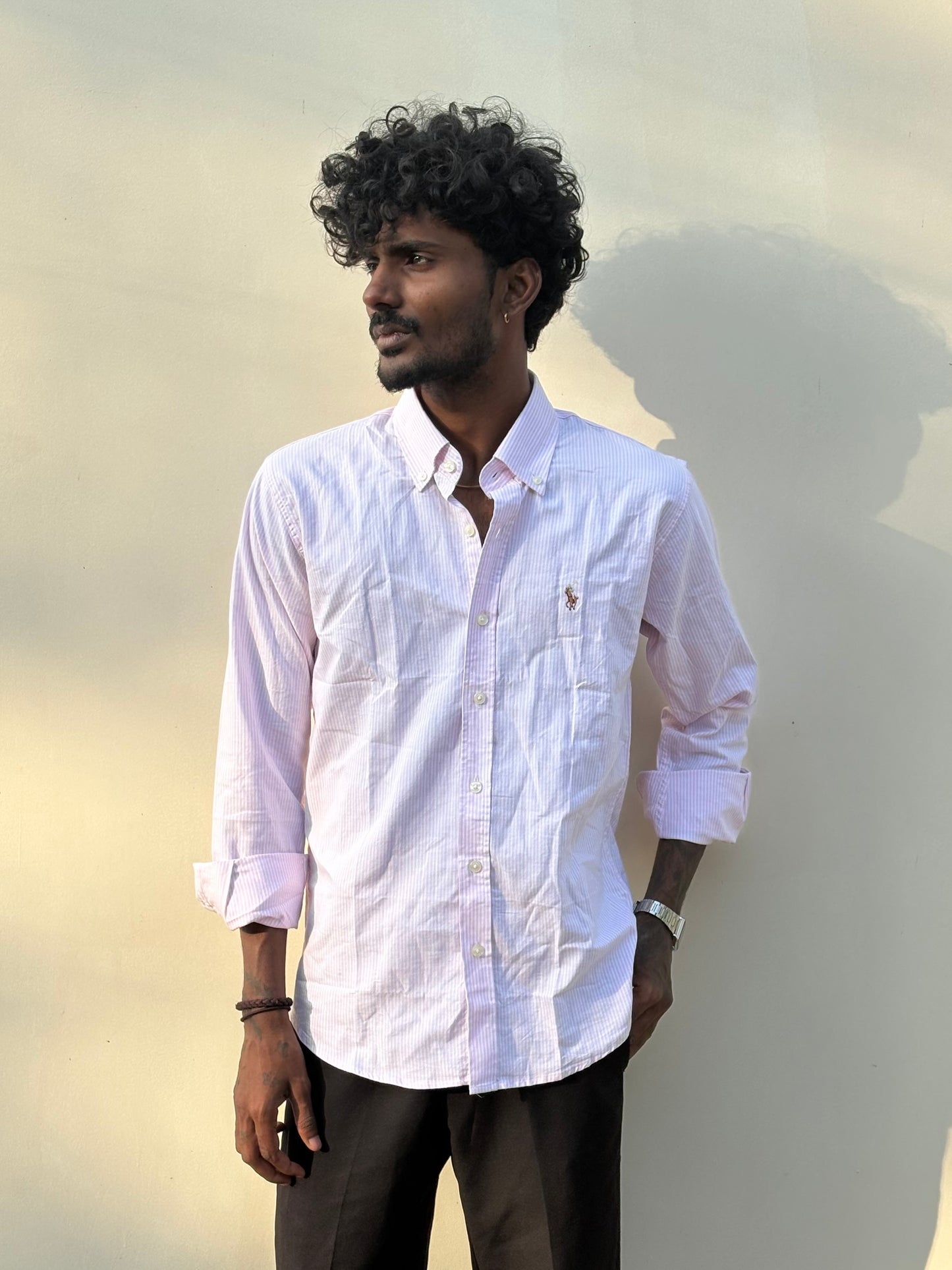 Pink Striped Old Money Shirt