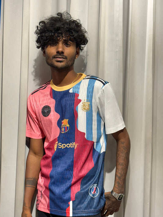 MESSI ALL CLUBS JERSEY (player version)