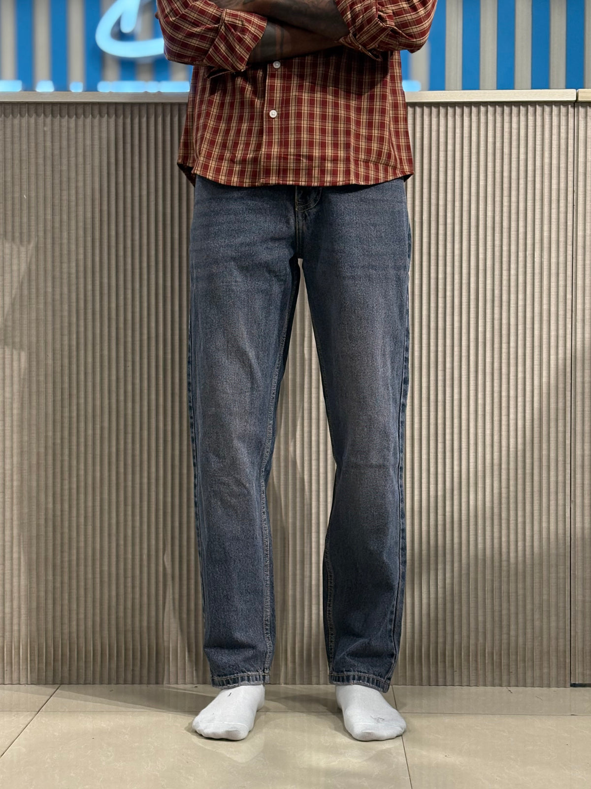 Blue Vintage Mom Fit Jeans