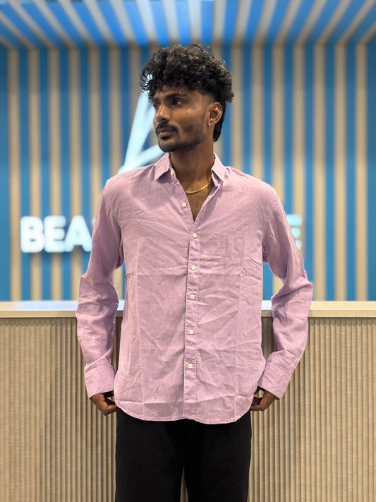Pink Linen Shirt