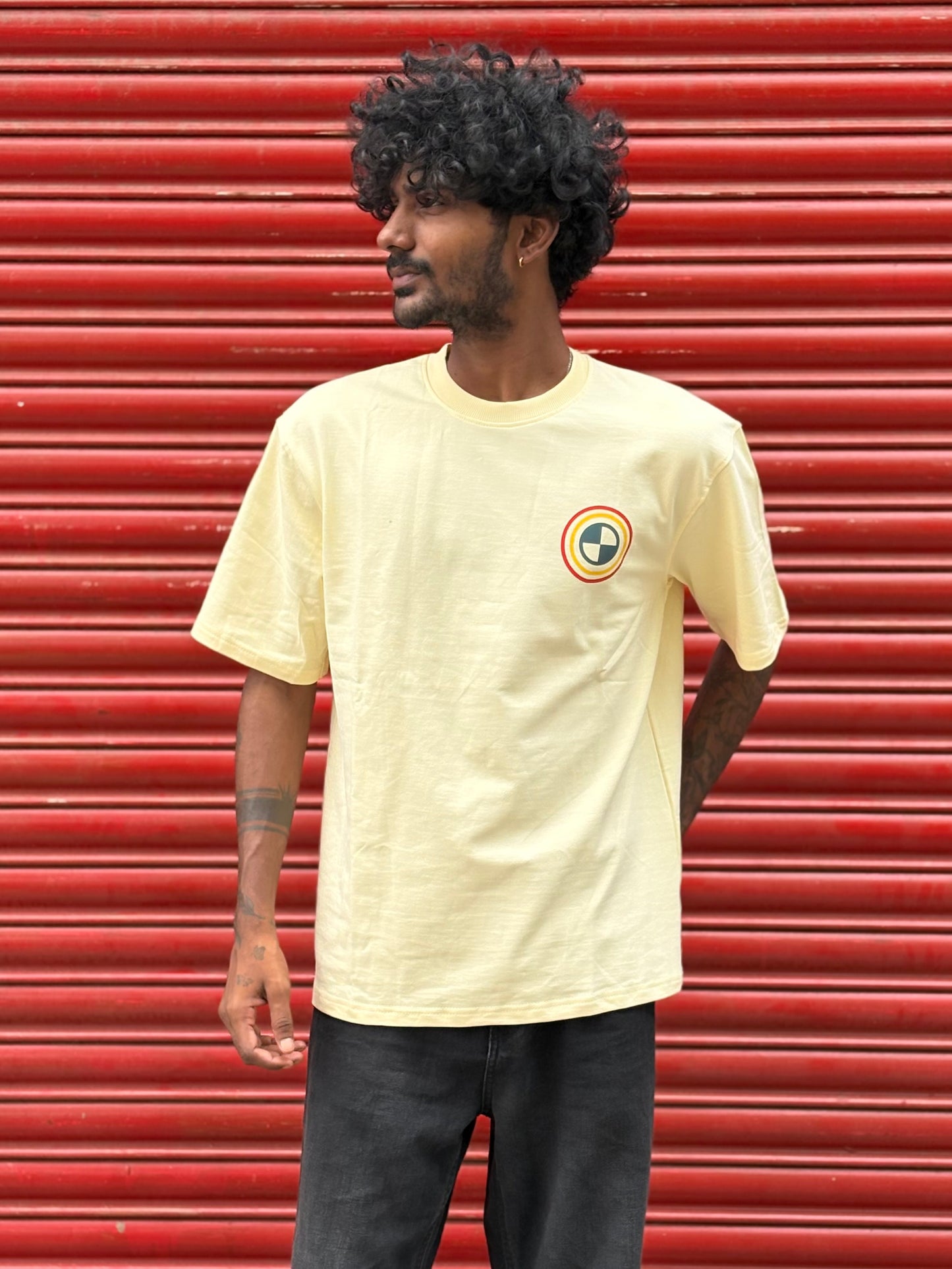 Light Yellow Oversized Tshirt