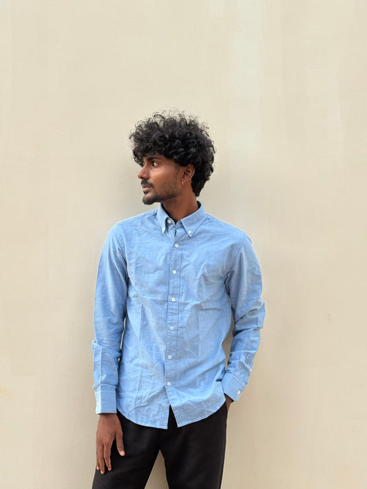 Blue Cotton Shirt
