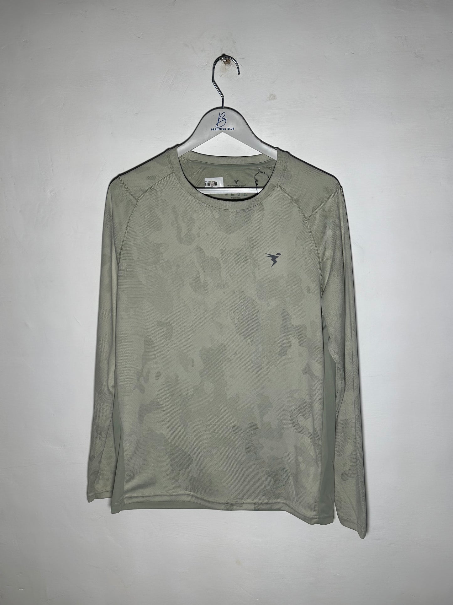 Light Green Full Sleeve Dry Fit Tshirt