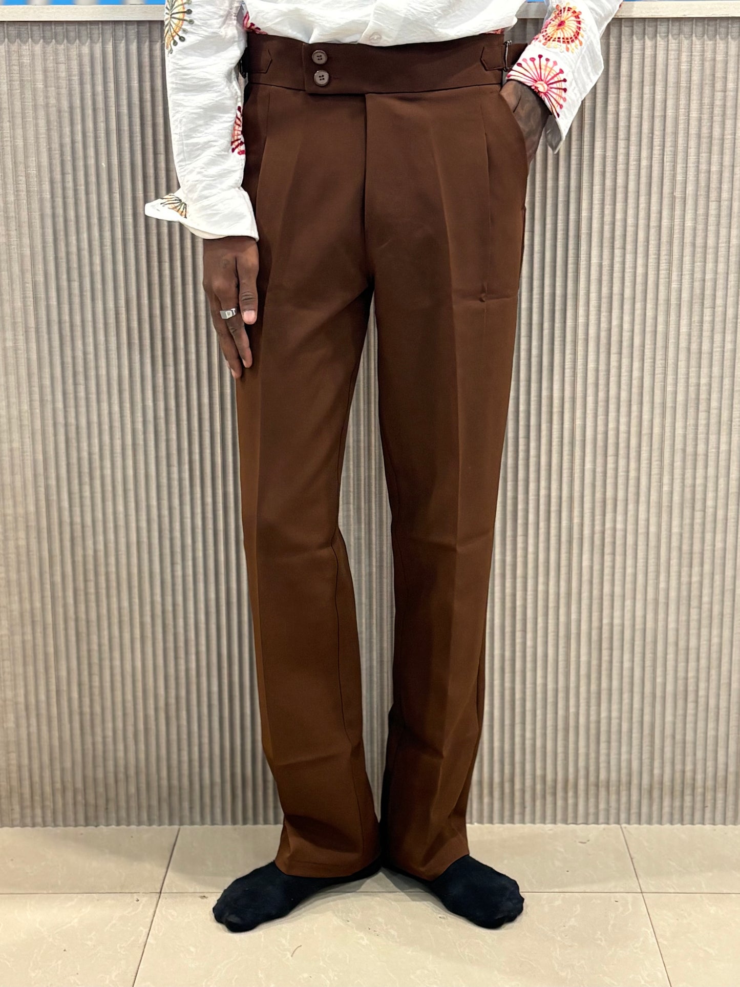 Brown Gurkha Pant